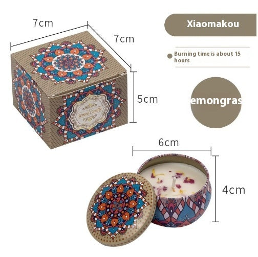 Orélia Maison™ — Bougie Parfumée aux Fleurs Séchées